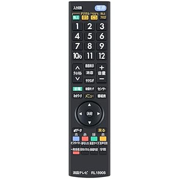 【中古】【未使用】CLVIZCXOM RL18908 交換用リモコン for 三菱 MITSUBISHI 液晶テレビリモコン 操作簡単 設定不要 RL18908 M01290P18908 DSM-19L3 DSM-22L3 DSM-26 5,510円