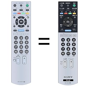 【中古】AHTHA RM-JD010 テレビ受像機遠隔操作 for SONY ソニー テレビ受像機 取り替えっこ用遠隔操作 KDL-40J3000 KDL-32J3000 KDL-26J3000 KDL-20J3000 相応う