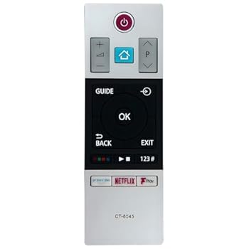 【中古】CT-8545 Toshiba Smart TV用交換用リモコン