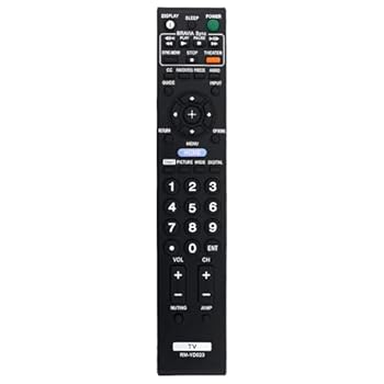 【中古】RM-YD023 取り替えっこ用遠隔操作 Sony TV KDL-52W4100 KDL-40V4100 KDL32VL140 KDL40WL140 KDL46WL140 KDL52WL140 KDL52XBR6 KDL40XBR6 KDL46XBR6 6 KDL