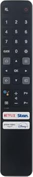 【中古】XINFUTE RC901V FAR1 TCL音声テレビリモコンスタンC725シリーズ50C725用