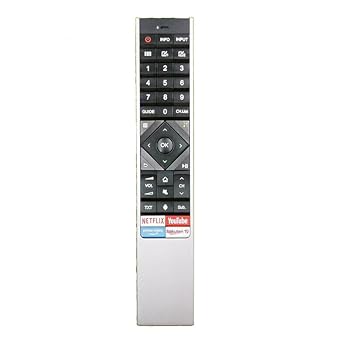 【中古】XINFUTE ERF6A62 Hisense Smart TV リモコン Netflix H55O8B H65U8B用