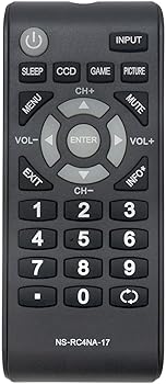 【中古】Insignia LCD TV用ユニバーサル取り替えっこ用遠隔操作 - 構成要素の2019-2023模範例と取り替えっこ性があり、プログラム不必要。