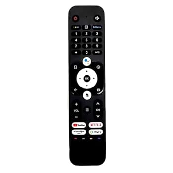 【中古】XINFUTE 純正 HTR-U31W Haier Voice Android TV リモコン H43K66UG H50K66UG対応