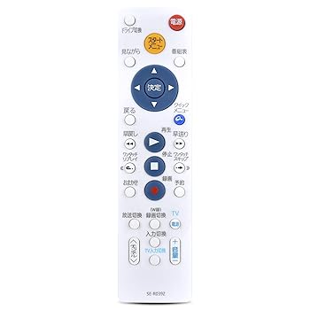 【中古】【未当て嵌める】リコーダー遠隔操作 SE-R0392 for TOSHIBA 東芝ブルーレイレコーダー 遠隔操作 RD-Z300 RD-R200 RD-R100相応う【部分品電話番号：79105187】