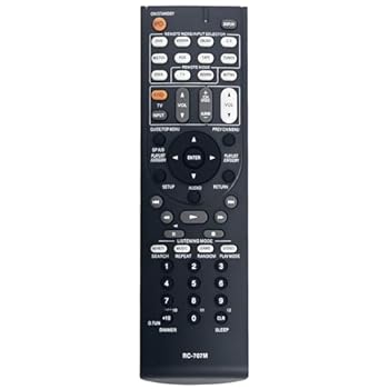 【中古】RC-707M 遠隔操作 取り替えっこ用 Onkyo AV受信システム HT-SR800B HT-R560 HT-S5100 SKF-750XFR SKM-750XSR SKB-750XR HT-R667 HTP-750X HT-S6100 AVX-760