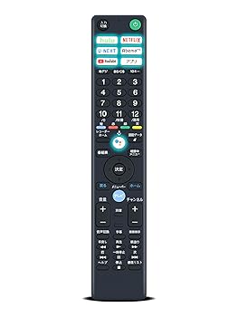 【中古】【未使用】テレビリモコン RMF-TX400J ソニー互換リモコン ブラビアリモコン 音声機能付き KJ-43X7500F KJ-43X8500F KJ-49X7500F KJ-49X8500F KJ-49X9000F