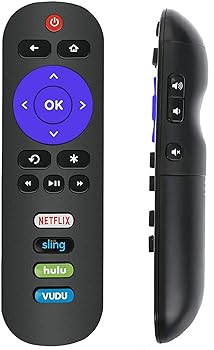 【中古】交換用リモコン JVC Roku TV LT-32MAW388 LT-40MAB588 LT-43MAW588 LT-49MAW598 LT-50MAW595 LT-65MAW595|AJIMURA-SHOP