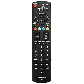 【中古】N2QAYB000485 ユニバーサルリモコン パナソニックスマートテレビ32インチ~85インチテレビ用 TC-L42D2 TC-32LX24 TC-42LD24 TC-42LS24 TC-L37C22