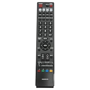 【中古】【未使用】交換用リモコン GA935WJSA シャープ AQUOS LED HDTV TV LC-70LE734U LC-40LE830U LC40LE830UN LC46LE830UN LC52LE830UN LC60LE830UN用