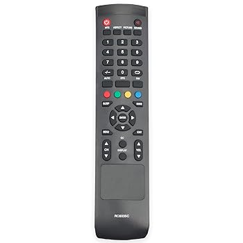 【中古】【未当て嵌める】RC6035C 取り替えっこ用遠隔操作 Cielo TV TE24T7H TE247AH-GY TE247AH-PK-PR