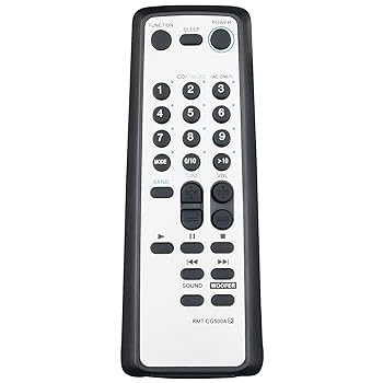 【中古】【未当て嵌める】RMT-CG500A 取り替えっこ用遠隔操作 ソニーラジオカセットレコーダー CFD-G500 CFD-G505 CFD-G505黒いこと CFD-G500L