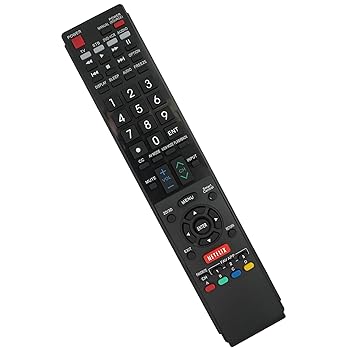 【中古】交換用リモコン シャープ LC-60LE632U LC-46LE835 LC46LE830U Samrt 3D AQUOS LCD LED HDTV TV用｜AJIMURA-SHOP