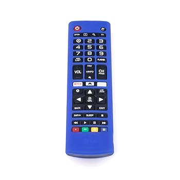 【中古】【未使用】LGスマートTVリモートコントロールAKB75095307 AKB74915305 AKB75375604のためのシリコーンリモートコントローラケース保護カバー Blue