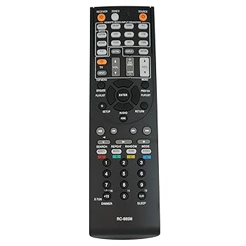 【中古】Onkyo 交換用リモコン RC865M HT-R391 TX-NR315 TXNR525 RC-866M TX-NR737 AVレシーバーに対応|AJIMURA-SHOP