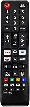 【中古】OEM オリジナル BN59-01315J 交換用リモコン Samsung UHD Curve Ultra HDTV LED 6 7 8シリーズテレビ用 Netflix/Prime Video/Samsung TV Plusシ