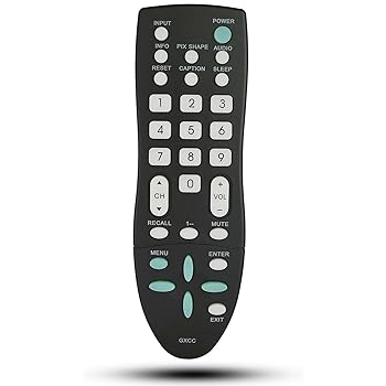 【中古】【未使用】交換用GXCCリモコン 対応機種: Sanyo LCD TV GXFA DP46812 DP46841 DP47840 DP32640 DP39842 DP39843 DP39E23 DP39E23T DP42142