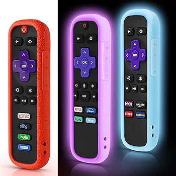 【中古】Rokuリモート用3容器に並べる入れもの TCL Rokuかっこ良いTVスチーミングスティックリモート用乾電池押しかぶせる ケイ素樹脂RokuTVリモート押しかぶせる ユニバーサ その他-家電