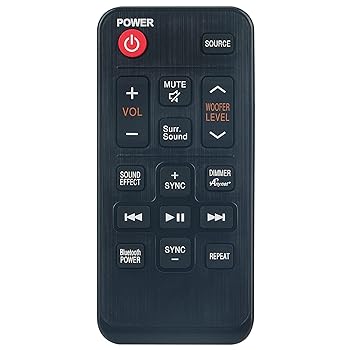 【中古】【未使用】AH59-02615A 交換用リモコン Samsung Soundbar HW-H600 HW-H610 HW-HM60 HW-HM60C HW-HM60C/ZA HW-HM60/ZA HW-H600/ZA HW-H600/ZC HWH600 HWH610
