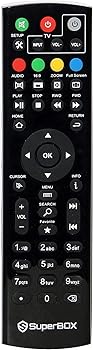 【中古】Superbox S1、S2 Pro、S3 Pro用オリジナルスーパーボックスリモコン (音声なし)