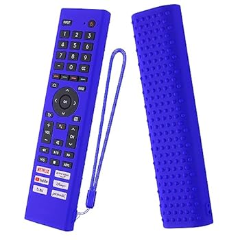 【中古】【未使用】Hisense ボイスリモコン用シリコンカバー Hisense ERF3J80H ERF3G80H ERF3F80H リモートケースカバー Hisense 4K UHD Android Smart TV リモコン