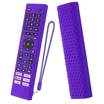 【中古】【未使用】Hisense ボイスリモコン用シリコンカバー Hisense ERF3J80H ERF3G80H ERF3F80H リモートケースカバー Hisense 4K UHD Android スマートTVリモー