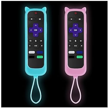 【中古】【未使用】Gavyqier リモートケース 2個パック Roku | TCL | Hisense - シリコンユニバーサル保護コントローラースリーブ Roku Express 4K+ 2021 \u0026 Streami
