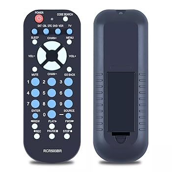 【中古】PZL RCR503BR ユニバーサル 3デバイス 手のひらサイズ 交換用リモコン RCA TV VCR/DVD 衛星受信機 ケーブルボックス デジタルTVコンバーター サ｜AJIMURA-SHOP