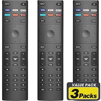 【中古】【未当て嵌める】3個容器に並べる 全てのVIZIOスマートテレビリモコン取り替えっこ用遠隔操作 VIZIO 固定ディスク LCD 4K UHD HDR かっこ良いテレビ受像機に相応う