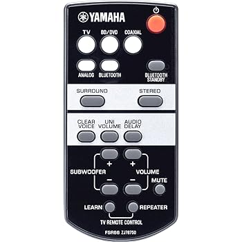 【中古】OEM Yamaha Remote Control: ATS-1030, ATS1030, YAS-103, YAS103｜AJIMURA-SHOP