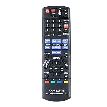 【中古】zdalamit n2qayb000734新しい交換用Blu - ray DVDプレーヤーリモートコントロールコントローラフィットfor Panasonic dmp-db87p-k dmp-bd87-k dm