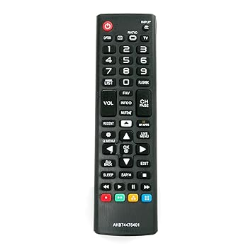 【中古】AKB74475401 取り替えっこ用遠隔操作 LG TV 55UF6430 49UF6490 55UF6450 65UF6450 49UF6400 43UF6430 55UF6790 49UF6430 65UF67 90 43 UF6800 49UF6800 5
