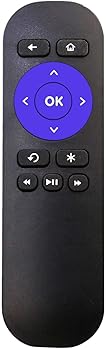 【中古】【未当て嵌める】Smartby Roku取り替えっこ用遠隔操作 - Roku 1、2、3模範例に相応う。一風変わったと100%同じ。