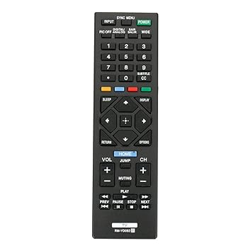 【中古】目あたらしいrm-ヤード092取り替えっこリモート填まるfor Sony TV kdl-32r400 a kdl-40r450 a kdl-46r453 a kdl-46r450 a kdl-40r471 a kdl-32r421 a kdl-50r450
