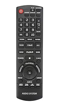 【中古】【未当て嵌める】N2QAYB000394 取り替えっこ用遠隔操作 パナソニックコンパクトステレオシステム SC-HC3 Sahc3 Sc hc3 Sc-hc3 SA-HC3用