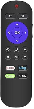 【中古】すべてのSharp Roku TVに対応するユニバーサルリモコン。