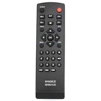 【中古】NH000UD NH001UD 取り替えっこ用遠隔操作 Emerson Sylvania TV CLC320EM2F CLC401EM2F LC190EM1 LC190EM2 LC220EM1 LC220EM2 LC260EM1 LC260EM2A LC320EM