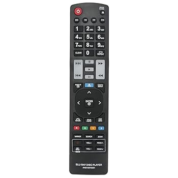 【中古】【未当て嵌める】AKB72975301取り替えっこ用遠隔操作 LG BD590 BX585 BX580 BD570 BD550 BX585 BD565 BD572 BD590C BD592N BX582 BX582-P BX581-P BX582-P BX582-P BX582-
