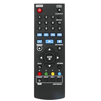 【中古】AKB73896401 リモコン LG Blu-ray Disc DVDプレーヤー BP135 BP135W BP145 BP155 BP165 BP175 BP255 BP300 BP335W BP335WN BP335W-N BP340 BP350|AJIMURA-SHOP