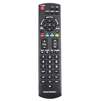 【中古】N2QAYB000321 リモコン パナソニック プラズマLCD HDTV TCL26X1 TCL32G1 TCL32S1 TCL32X1 TCL37G1 TCL37S1 TCL37X1 TCP42C1 TCP42S1 TCP42U1 TCP