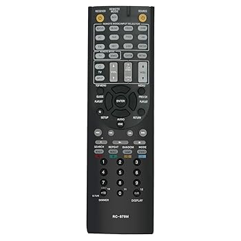 【中古】RC-879M 取り替えっこ用遠隔操作 Onkyo TX-NR535 TX-SR333 HT-R393 TXNR535 TXSR333 HTR393 AV受信システム オーディオ映像媒体