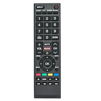 【中古】すべての東芝テレビ、LCD、LED、スマート、4Kテレビの交換用リモコン。 プログラミングは不要です。
