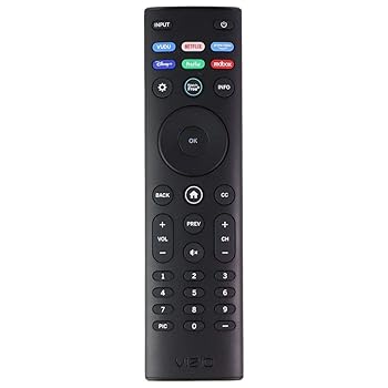 【中古】Vizio Remote (XRT140) with Vudu/Netflix/Prime/Disney/Hulu/Redbox Keys - Black