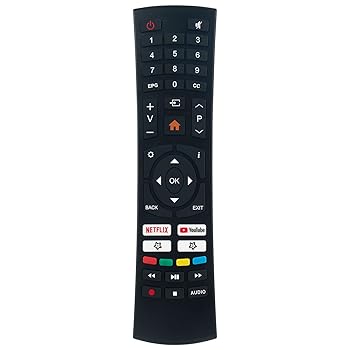 【中古】交換用リモコン SANSUI HD LED スマートテレビ S32P28N ES32S1N S40P28FN S43P28FN GQTVOMV03 S55A6Uに対応｜AJIMURA-SHOP