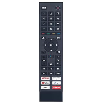【中古】【未使用】ERF3F80H 音声交換リモコン Hisense 4K UHD Android Smart TV 50U6G 55A6G 65U6G 43A6G 75U6G 50A6G 65A6G 70A6G 55U6G 60A6G 75A6G 75A6G 75A66