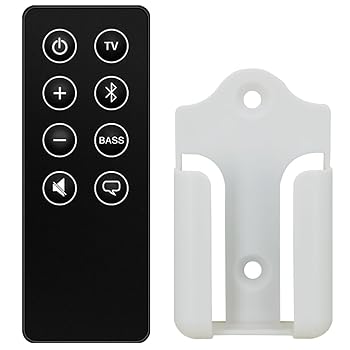 【中古】取り替えっこ用遠隔操作 Bose Smart Soundbar 600 873973-1100用 (据え付け鉤括弧付き添い人) 家電-その他