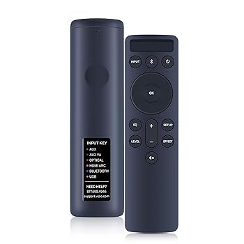 【中古】D21-H バックライトディスプレイ交換用リモコン Vizio 2.1 サウンドバー V21-H8R M21D-H8R V51-H6 M51a-H6 P514A-H6 M512a-H6 V51x-J6 M51AX-J6｜AJIMURA-SHOP