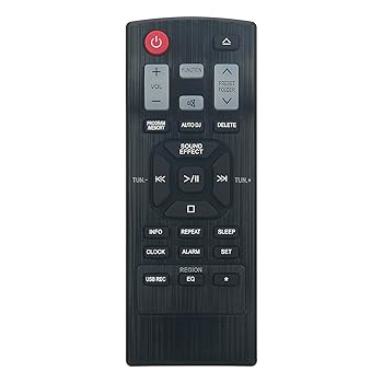 【中古】【未当て嵌める】COV34618201 取り替えっこ用ステレオシステムリモコン LG CD 老人ホームオーディオ XBOOM Hi Fi System コマーシャル4360 CMS4360Fに相応う