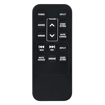 【中古】【未使用】交換用リモコン ZVOX Audio AccuVoice Soundbar AV120 AV203 AV201 AV157 AV257 AV200 AV357 AV150 AV355 SB380 SB400 SB500 SB700 AccuVoice TV