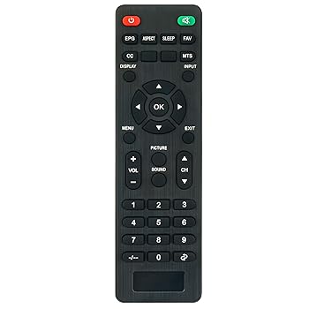 【中古】【未使用】交換用リモコンコマンダー Digitrex TV RC-E32V7/WT E32V7 RCLCD37A5F RCLCD32A7に対応 Hiteker TV TL50Z10AHTP TL236Z10EDTP TL236Z10ETPM